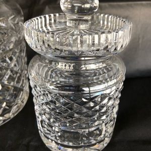 Waterford Accents - Waterford biscuit barrel and jam jar Waterford Accents - Waterford biscuit barrel and jam jar